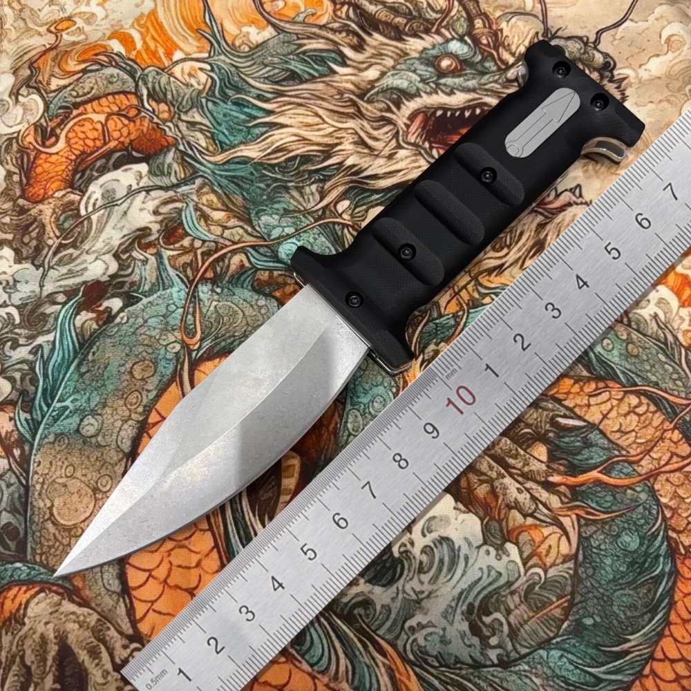 Hunting And Camping In Jungle - Bok Outdoor Camping Straight Knife D2