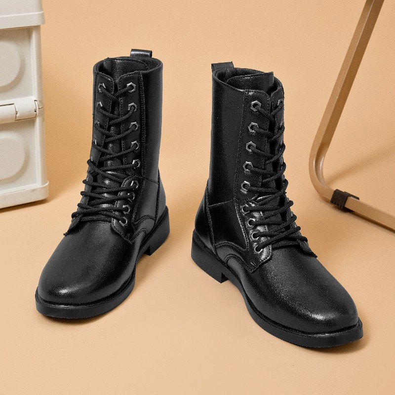 High-top Leather Boots Outdoor - Outdoor Hunting Boots For Men review and price