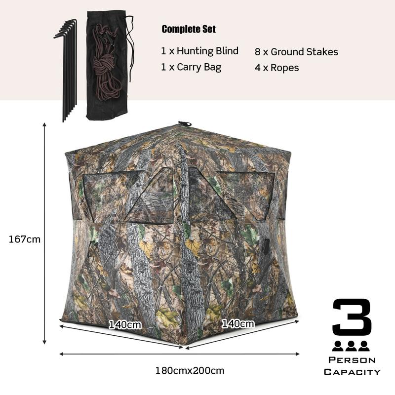 Portable Hunting Blind with Gr - Hunting & Outdoor Supplies Carterton Reviews review and price