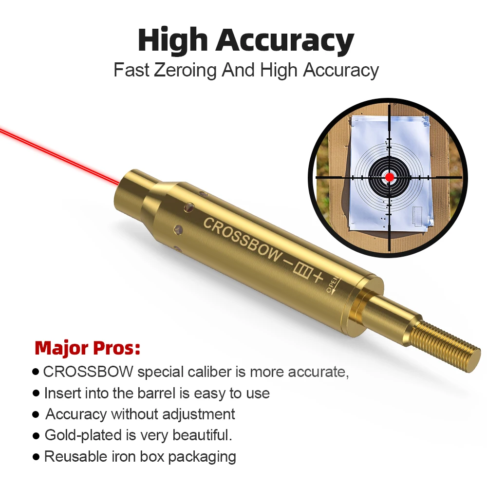 CROSSBOW Red Laser Boresighter - Crossbow Scope Sight review and price