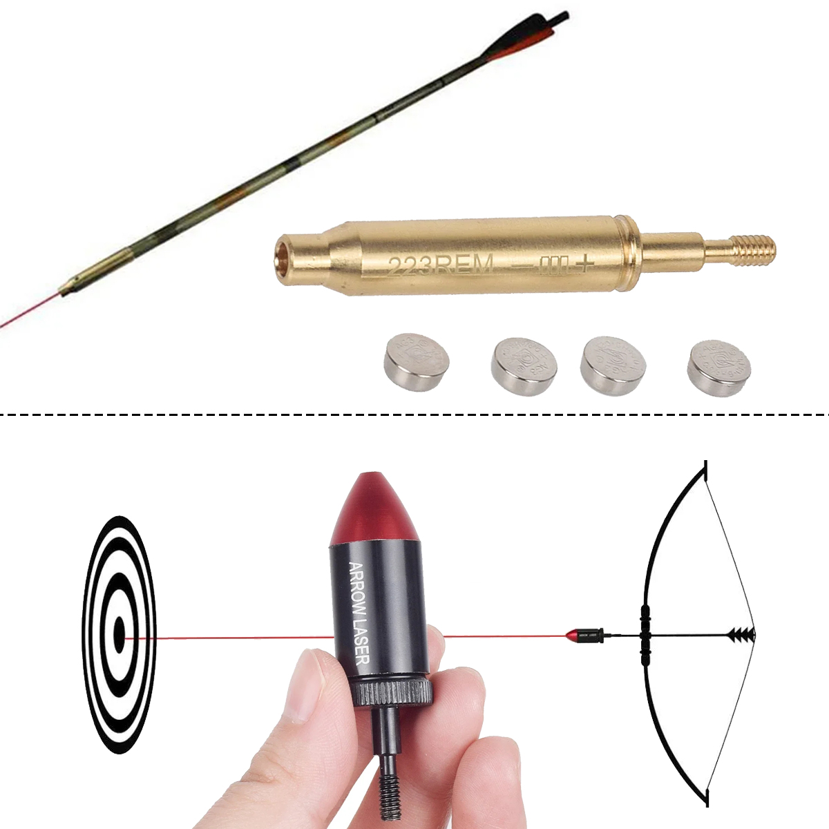Tactical Archery .223 REM Red  - Crossbow Scope Sight review and price